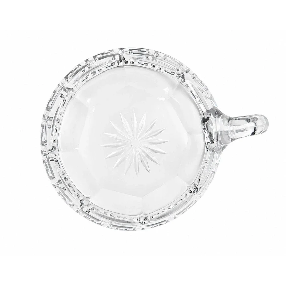Rare Heisey GREEK KEY-CLEAR Open Jam/Jelly Dish with Handle(s) 2‎ Available